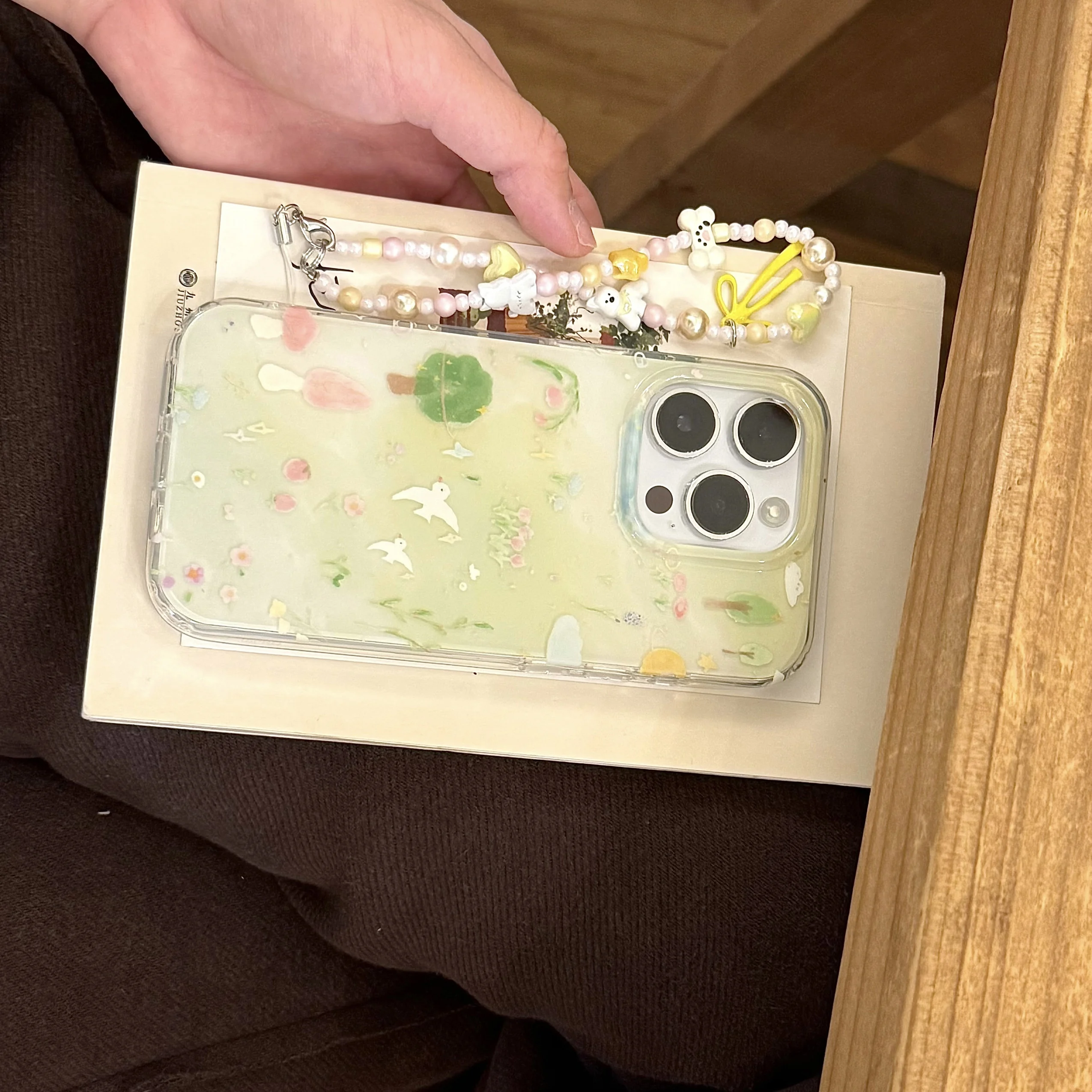 Чехол для телефона с милыми животными и птицами для Iphone 15 Pro 16 Pro Max 13 14 15 16 Pro Max 13 Pro Max, чехол-браслет Fundas