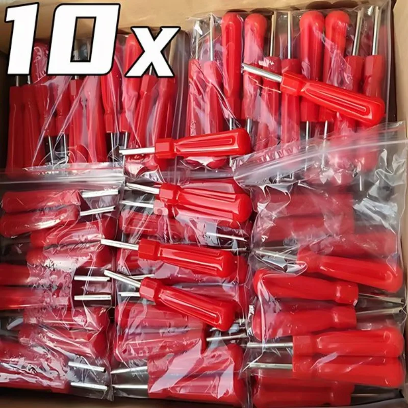 سيارة دراجة مشقوق مقبض الإطارات صمام الجذعية الأساسية مزيل مفك السيارات التصميم اكسسوارات سيارة الإطارات إصلاح تثبيت أدوات #1