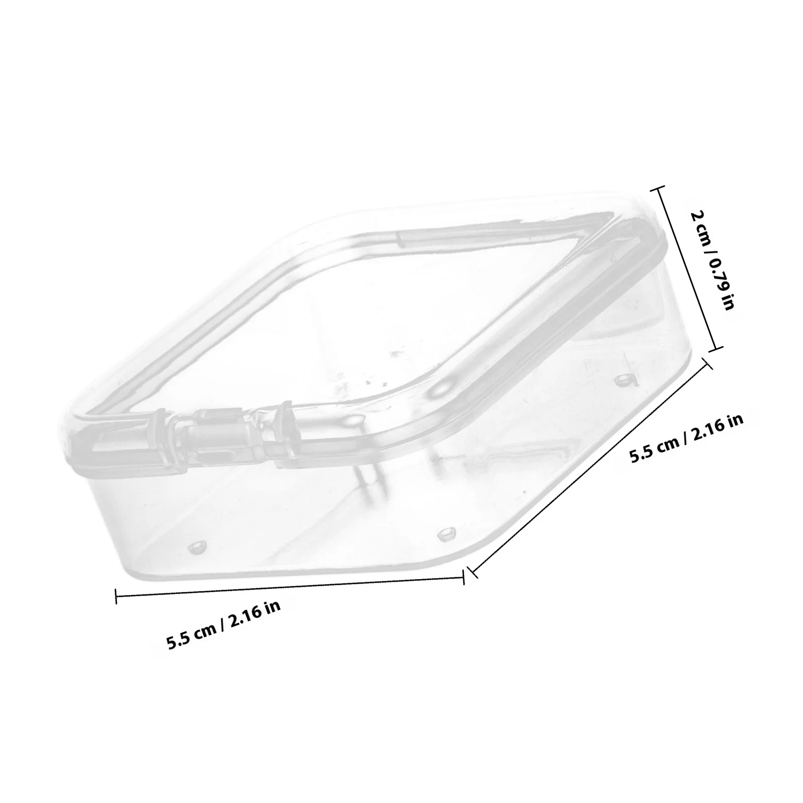 12 قطعة صندوق منظم الخرز الصغير حاويات تخزين المجوهرات البلاستيكية الشفافة صندوق معالجة حرفي متعدد الأغراض للأجزاء الصغيرة
