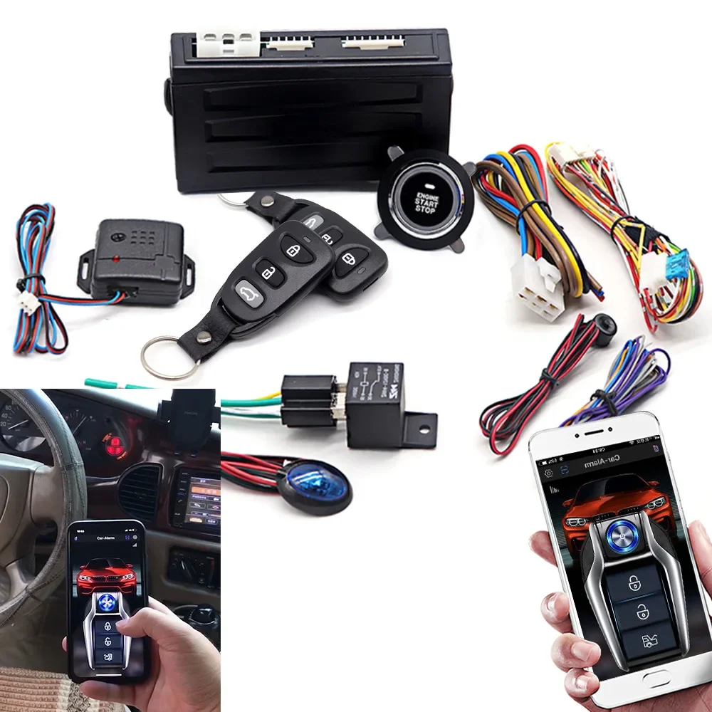 

Universal Mobile Phone APP Control Car One-click Start Modified Car Anti-theft Device Remote Start