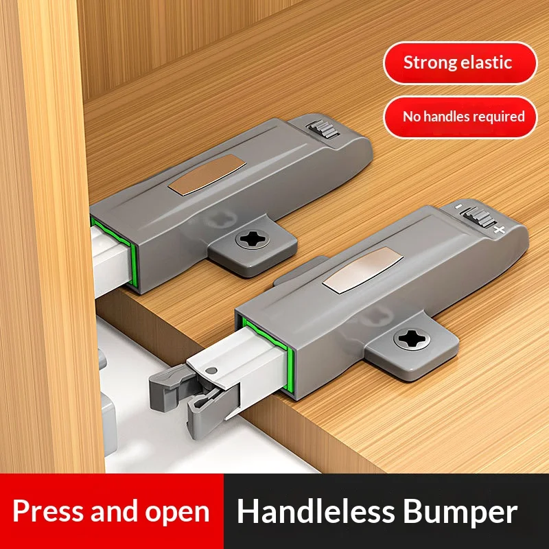 Adjustable Damper Furniture Handle Accessories for Kitchens Cabinet Catch Magnet Lock to Open Push Latches Buffer Buckel Hidden