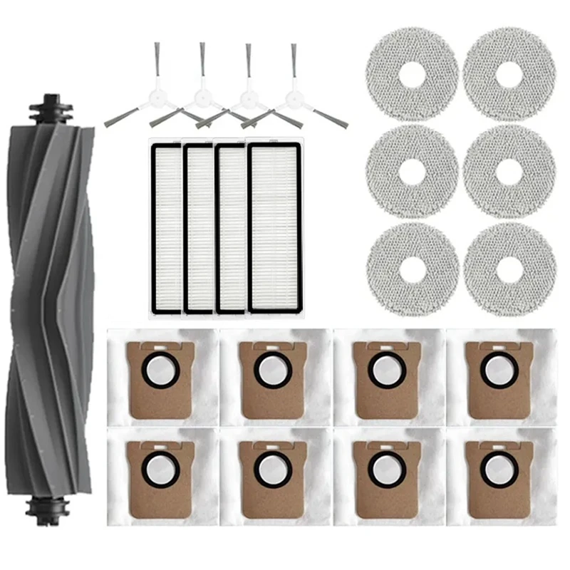 Для Dreame L10S Ultra/Dreame L10S Pro робот-пылесос, комплект аксессуаров для робота, мешок для пыли, фильтр Hepa, аксессуары для швабры