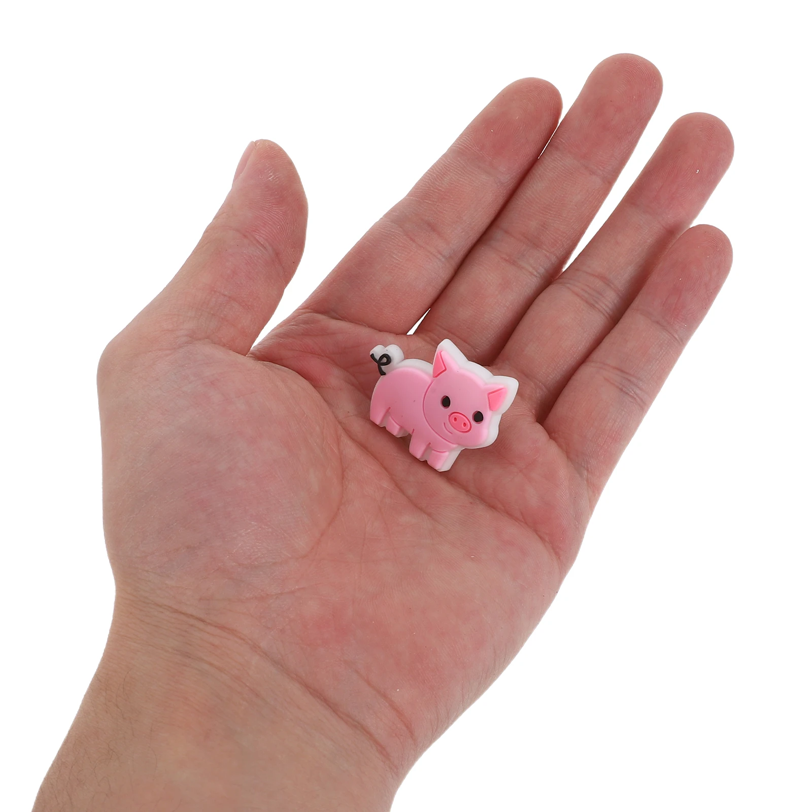

20Pcs Soft PVC Pig - Cute Pig Shaped Pencil Clips for Classroom Organization Student Motivation School Rewards
