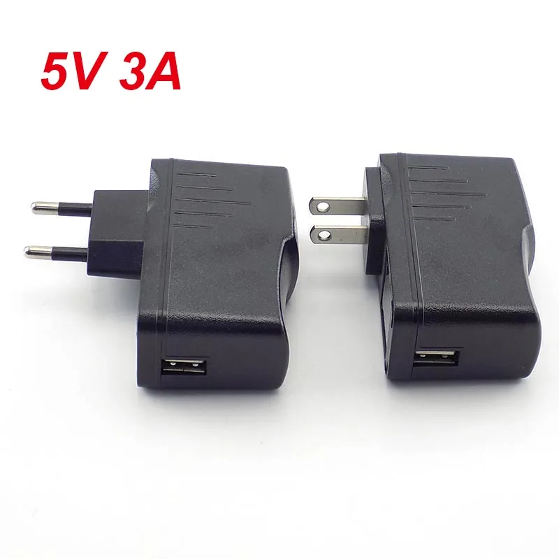 5V 0.5A 1A 2A 3A Micro USB Port Power Adapter Supply For Strip LED Lamp Light Charging AC to DC 100V 240V 500mA USB Charger Head