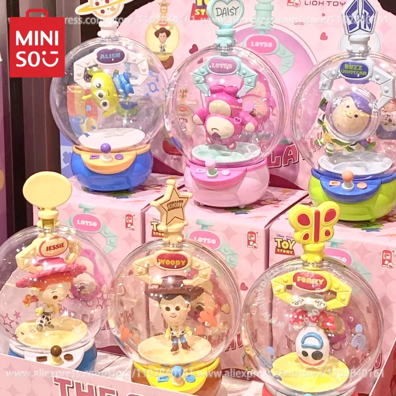 MINISO Claw Machine Blind Box Disney Toy Story Series Cartoon  Tabletop Decoration Peripheral Model Birthday Gift Ornaments