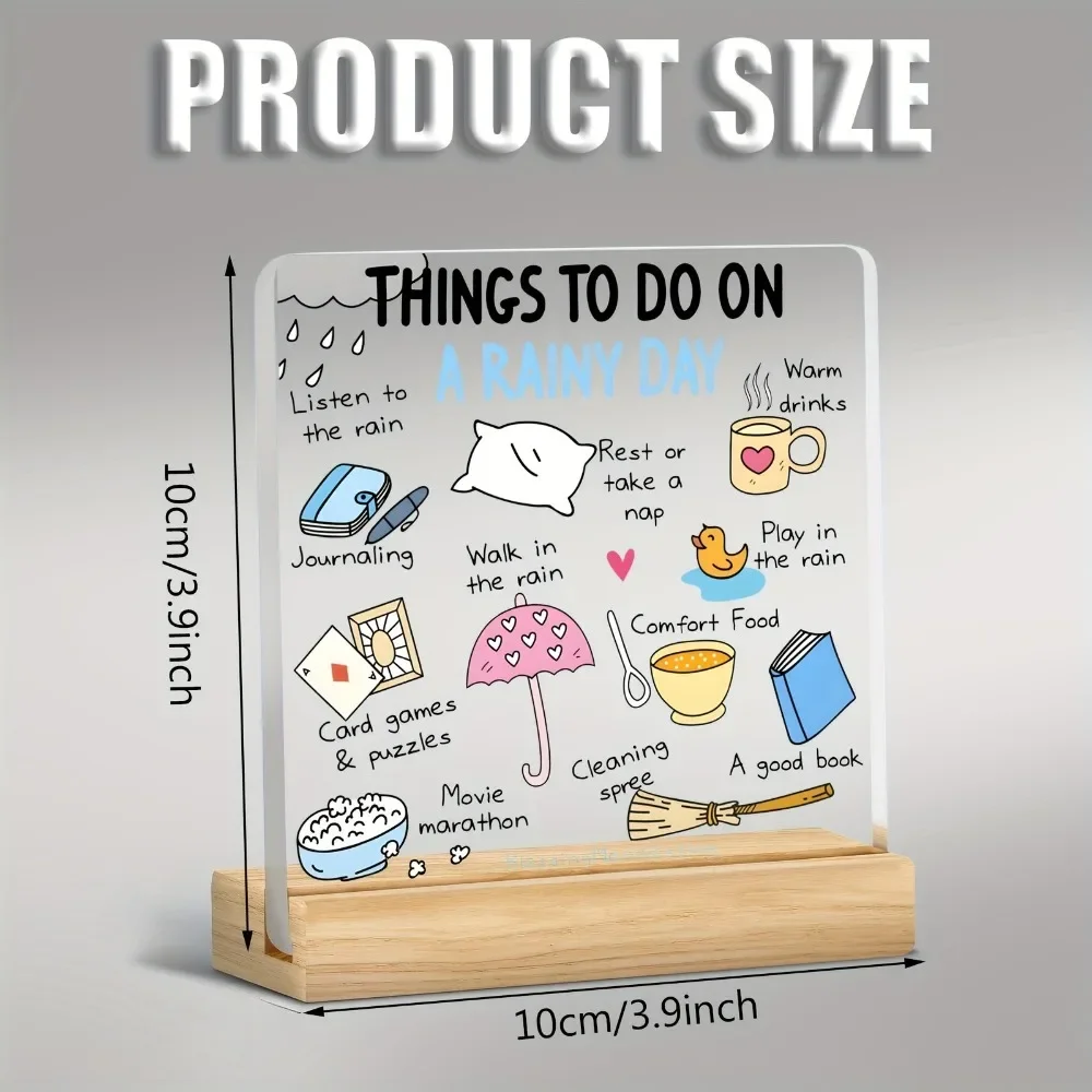 فيلم ماراثون ثنائي الأبعاد ومريحة للطعام، ديكور سطح المكتب من الأكريليك، مناسب لهدايا تزيين المنزل والعطلات