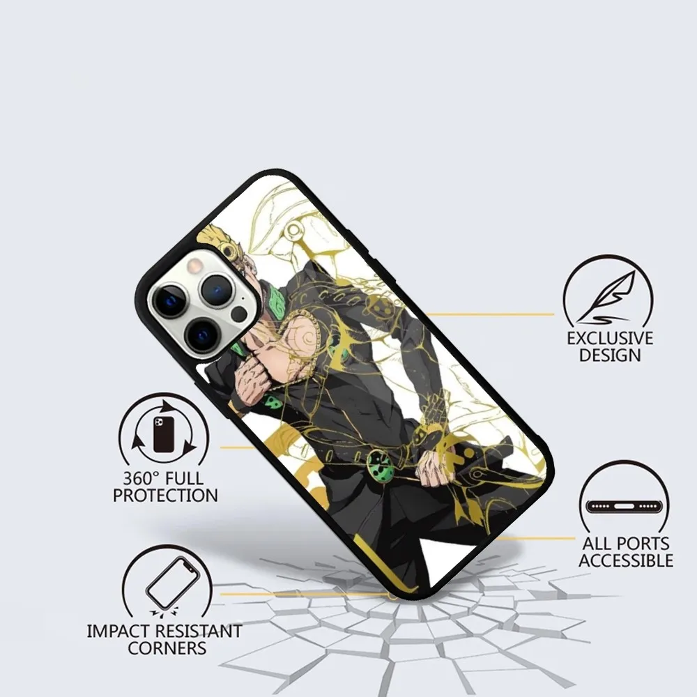 J-JoJo Bizarres Adventures Phone Case For iPhone 15,14,13,12,11,Plus,Pro,Max Mini Magsafe Magnetic Wireless Charging