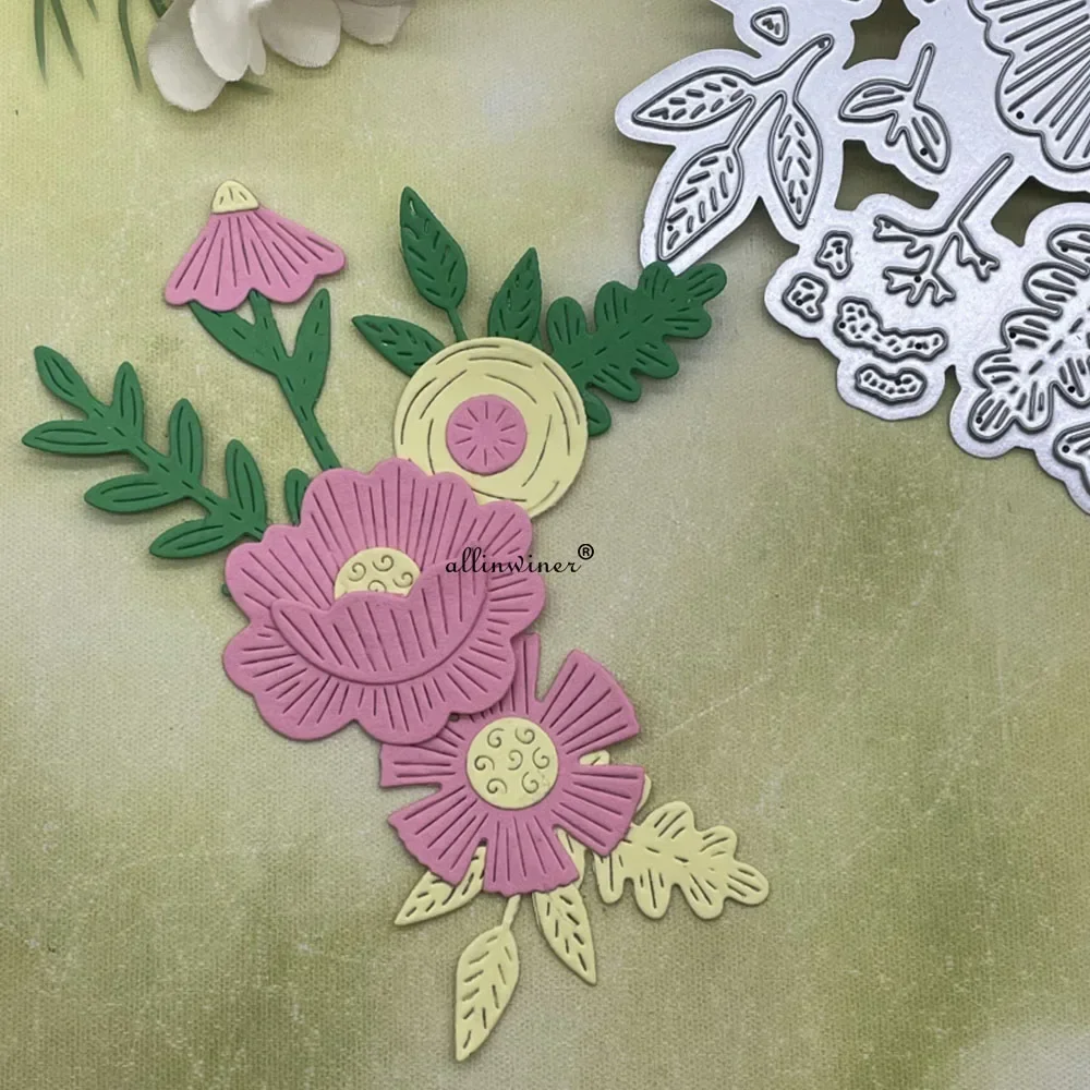 

Металлические вырубные ножи для декора в виде цветов и листьев, трафареты для скрапбукинга, изготовления открыток и бумажных изделий своими руками