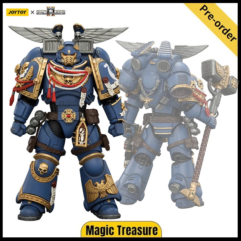 【pre-vente】joytoy-warhammer-40k-game-edition-ultramarines-assault-intercessor-avec-jump-pack-thunderhammer-et-pistolet-neo-volkite