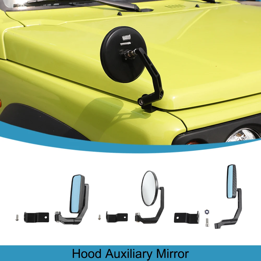 

Engine Hood Latch Catches Blind Spot Auxiliary Mirror for Suzuki Jimny JB64 JB74 2019-2023 Wide Angle Mirror Car Accessories