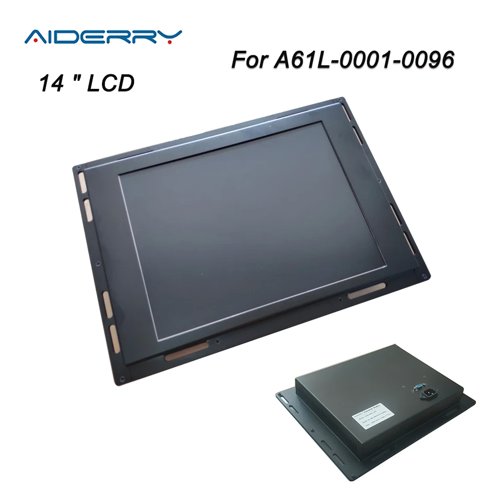 A61L-0001-0096  D14CM-01A LCD display compatible 14 inch for FANUC CNC machine replace CRT monitor