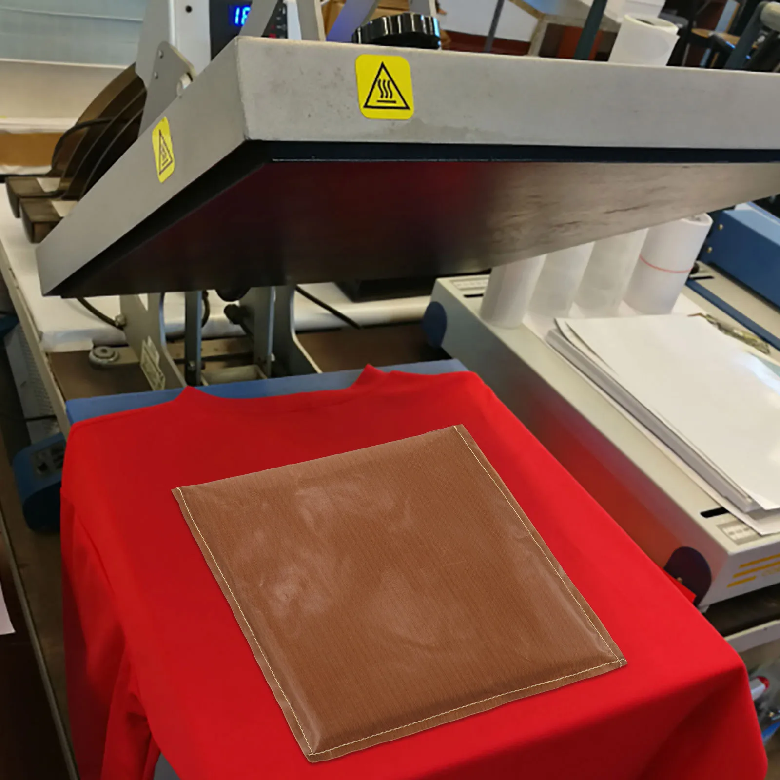 

Heat Press Pillow Transfer Sheet Durable Cotton Synthetic Fiber Non Stick Reusable Ironing Mat Heat Transfer Pad for Vinyl