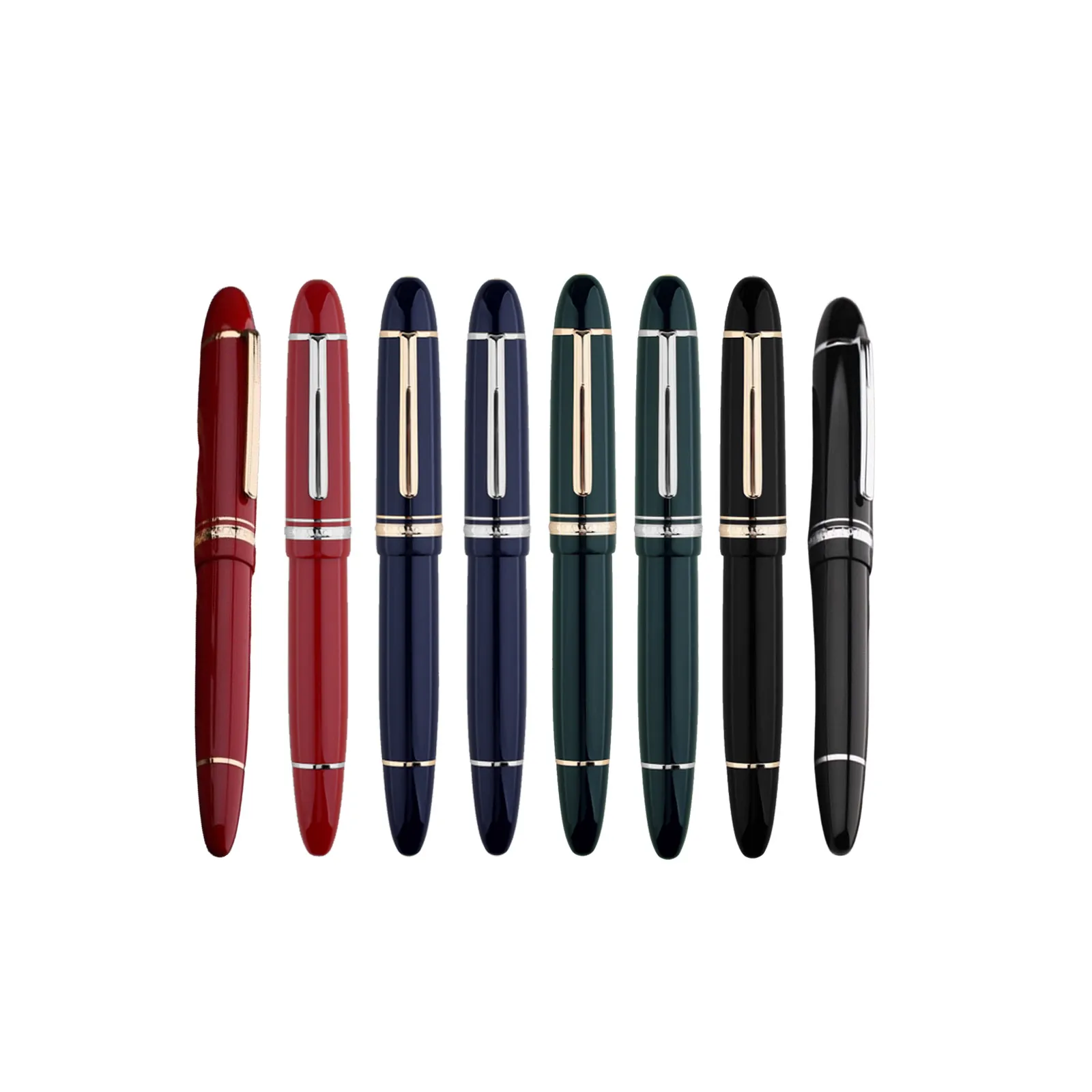 

Перьевая ручка MAJOHN P141, сталь # Ручка для письма с дифференциальным поршневым механизмом, 8 штук, 40 мм, 0,5 мм, с наконечником F, корпус из акриловой смолы, легкая, подарочная