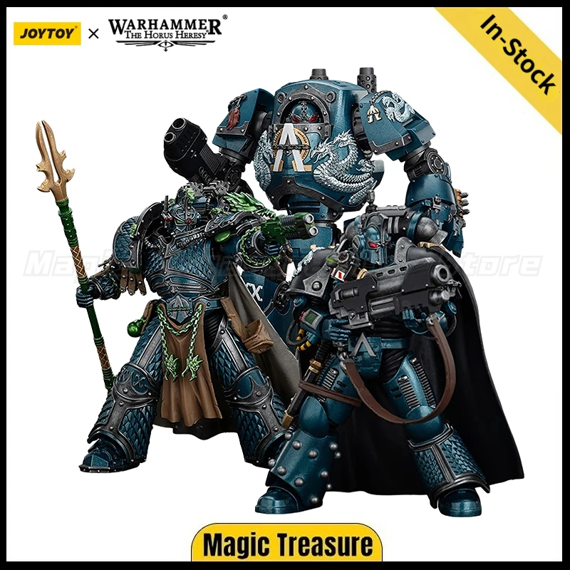 

【В наличии】JOYTOY Warhammer 40K Alpha Legion Alpharius Saboteur Consul Contemptor Аниме Фигурки Игрушки 1/18 Фигурка