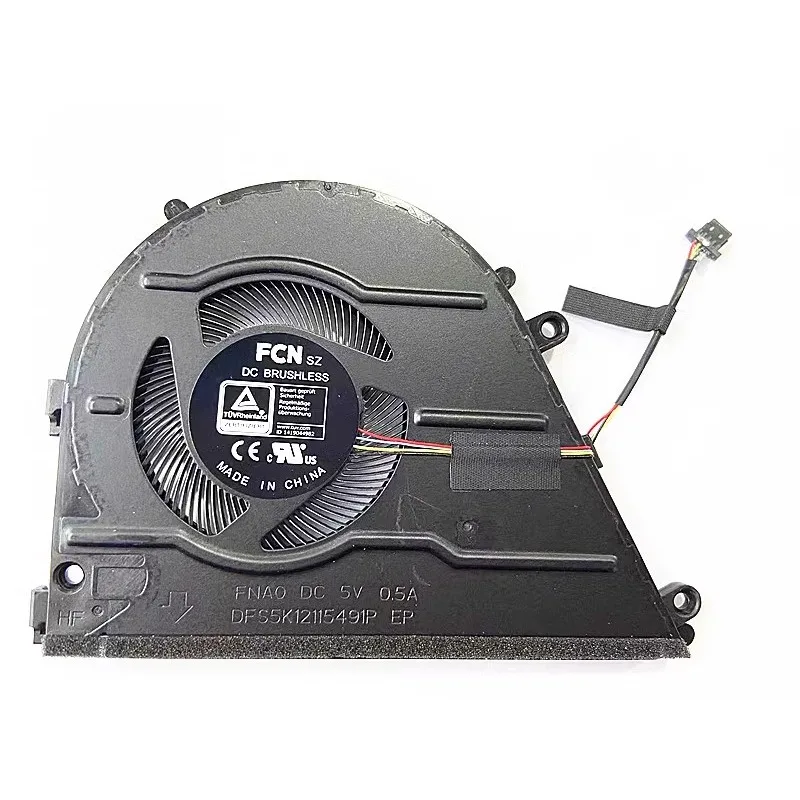 Original New CPU Cooling Fan for HP 13Air 13-BE TPN-W152 2021 M52816-001 Laptop Cooler Fan