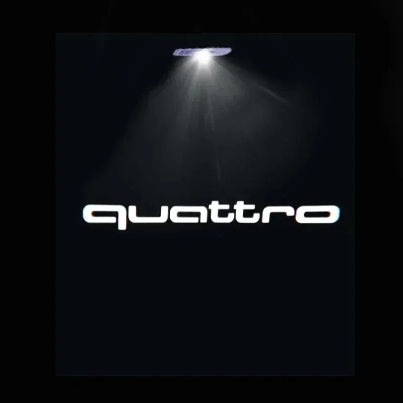 2 Stück LED Auto-Türlogo-Licht LED-Projektor für Audi A4 B5 B6 B7 B8 B9 A1 A3 8V 8P 8L A6 C5 C6 C7 A5 A7 A8 Q3 Q5 Q7 TT S3 S6