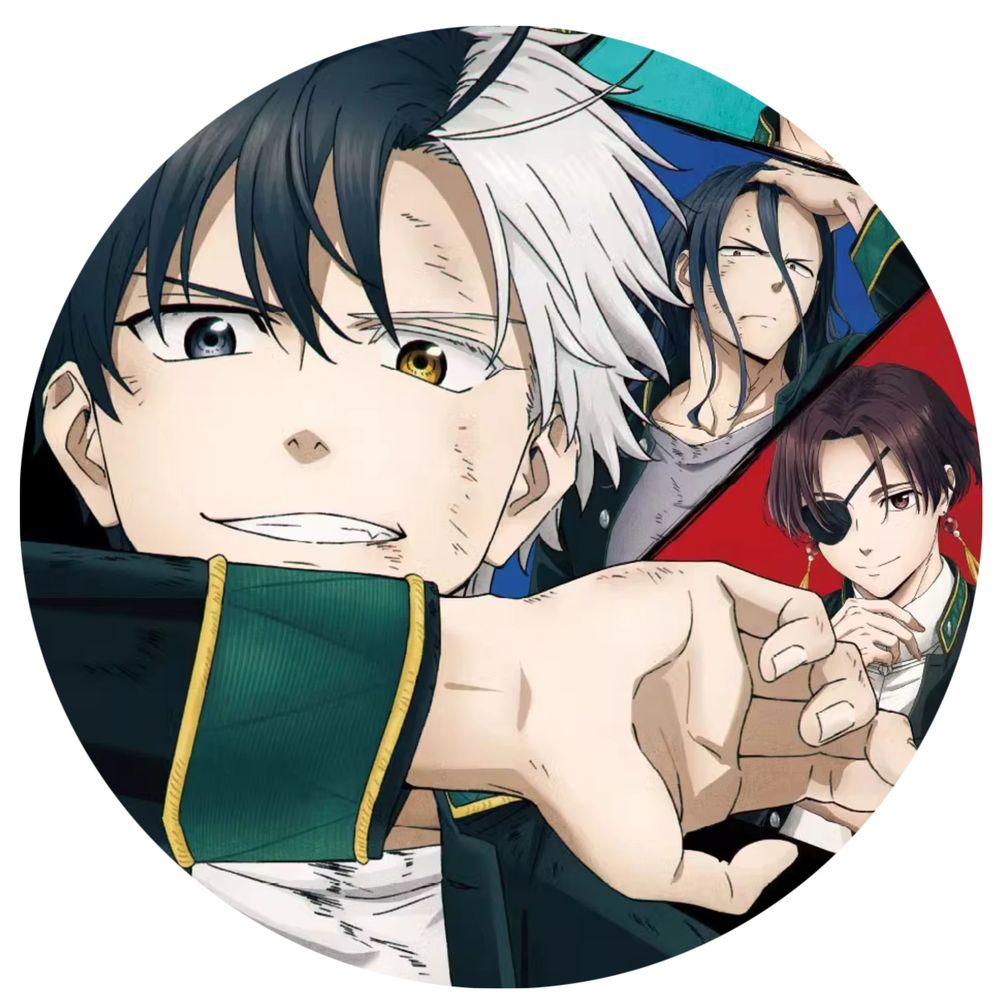 58mm Anime WIND BREAKER Sugishita Kyotaro Suo Hayato Kiryu Mitsuki Cosplay COSTUME Badge Pin SPTE Tinplate Brooch﻿ Prop Gilf