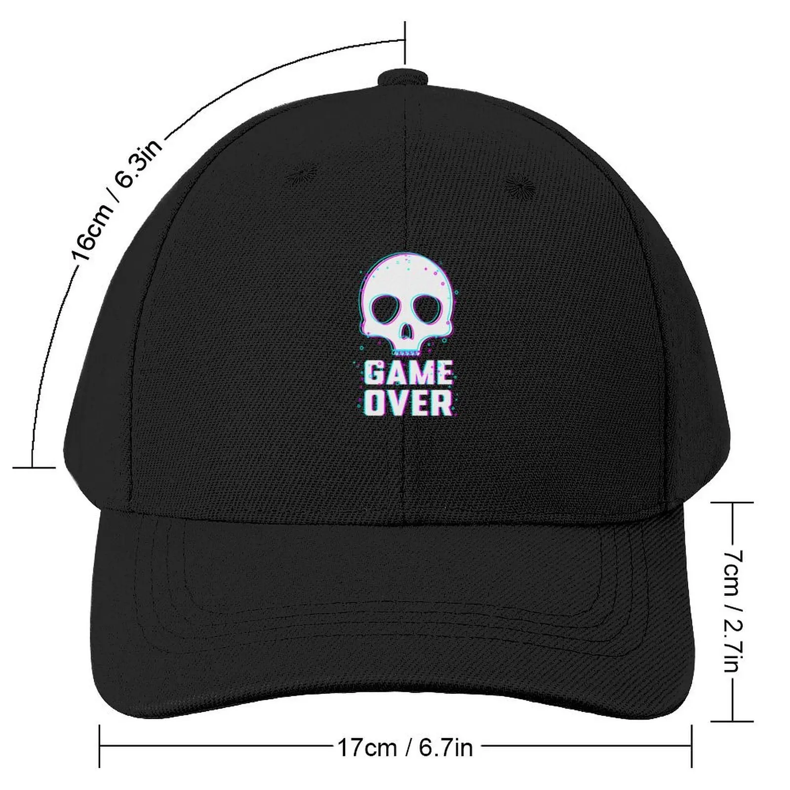 Game Over Baseball Cap Golf Designer Hat Men Hats Women's