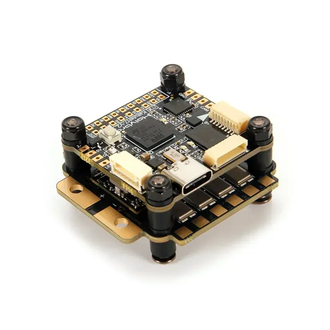 

HolyBro Kakute H7 V1.5 Stacks — контроллер полета H7 (ICM-42688-P) с Tekko32 F4 50A / Matel 65A 4in1 ESC