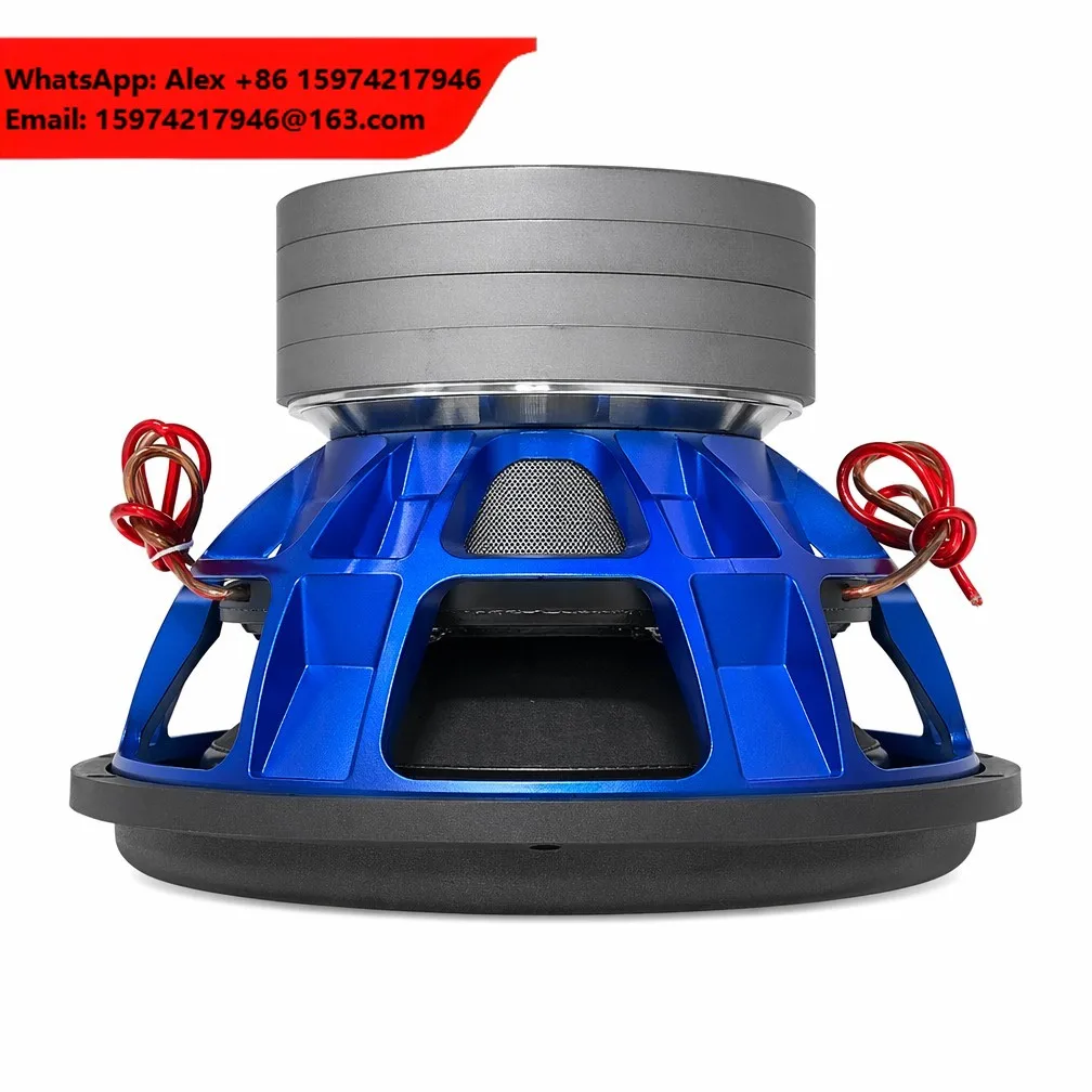 Factory Direct OEM 15 Inch 3000W RMS Car Subwoofer Speaker Aluminum Basket Competition Grade For Car Audio System Parts