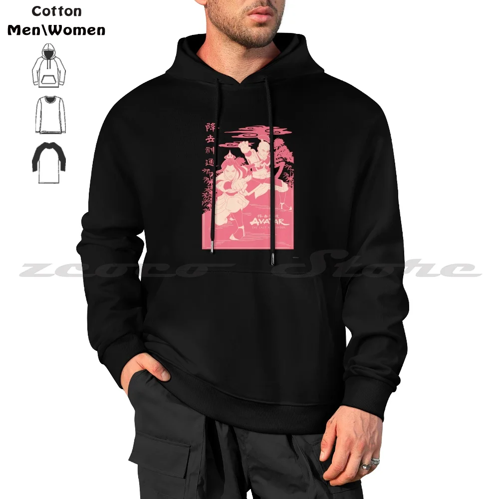 : The Last Airbender Zuko & Azula Fire Nation Men Women Fashion Cotton Sweatshirt Hoodie The Last Airbender Paramount Zuko