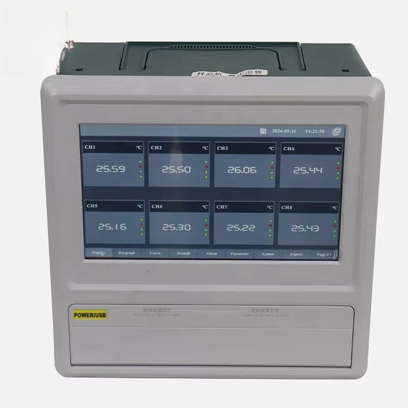 

Hot Sale HMDQ Multi-channel Temperature Tester 16-channel Multi-point Temperature Rise Recorder Temperature Loggers