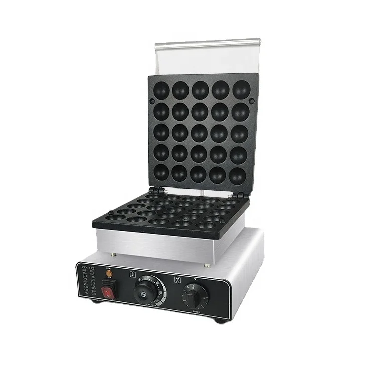 

Commercial Electric Computer 25-hole Ball Crisp Snack Machine Waffle Maker