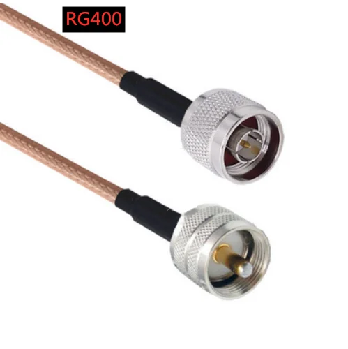 RG400 Cable UHF Male to N Male Adapter Low Loss RG-400 RF Coaxial Cable Jumper