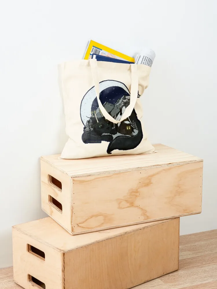 Yule Cat Jólak?tturinn by The Zombified Tote Bag Candy bags shoping bag ecological bags Canvas bag for women