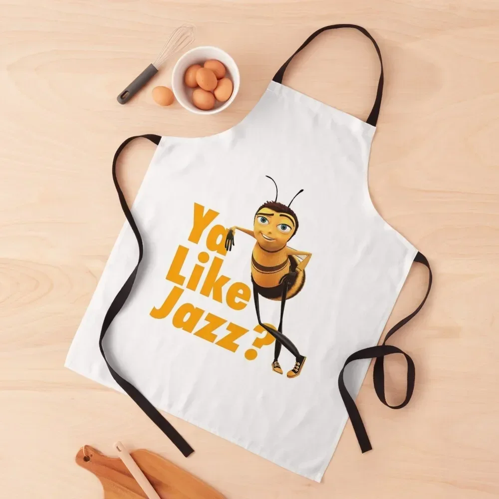 

Ya Like Jazz Bee Movie Apron For Hairdresser Kitchen Special Accessories chefs japanese woman Apron