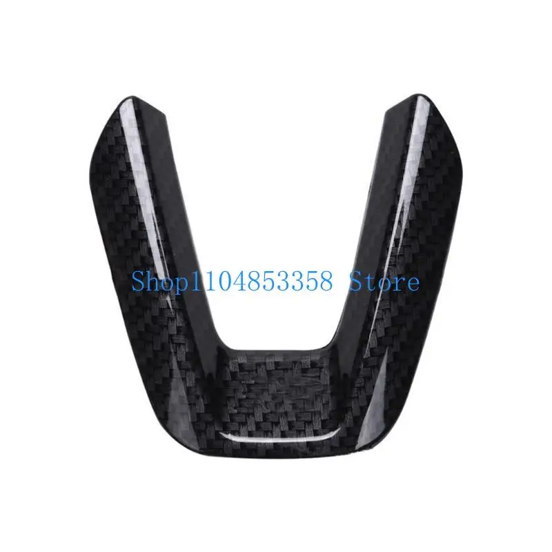 652F Accuracy Cut ABS Steering Wheel decors Trim Decoration Easy Install Steering Wheel Sticker Simple Installs for Vehicle