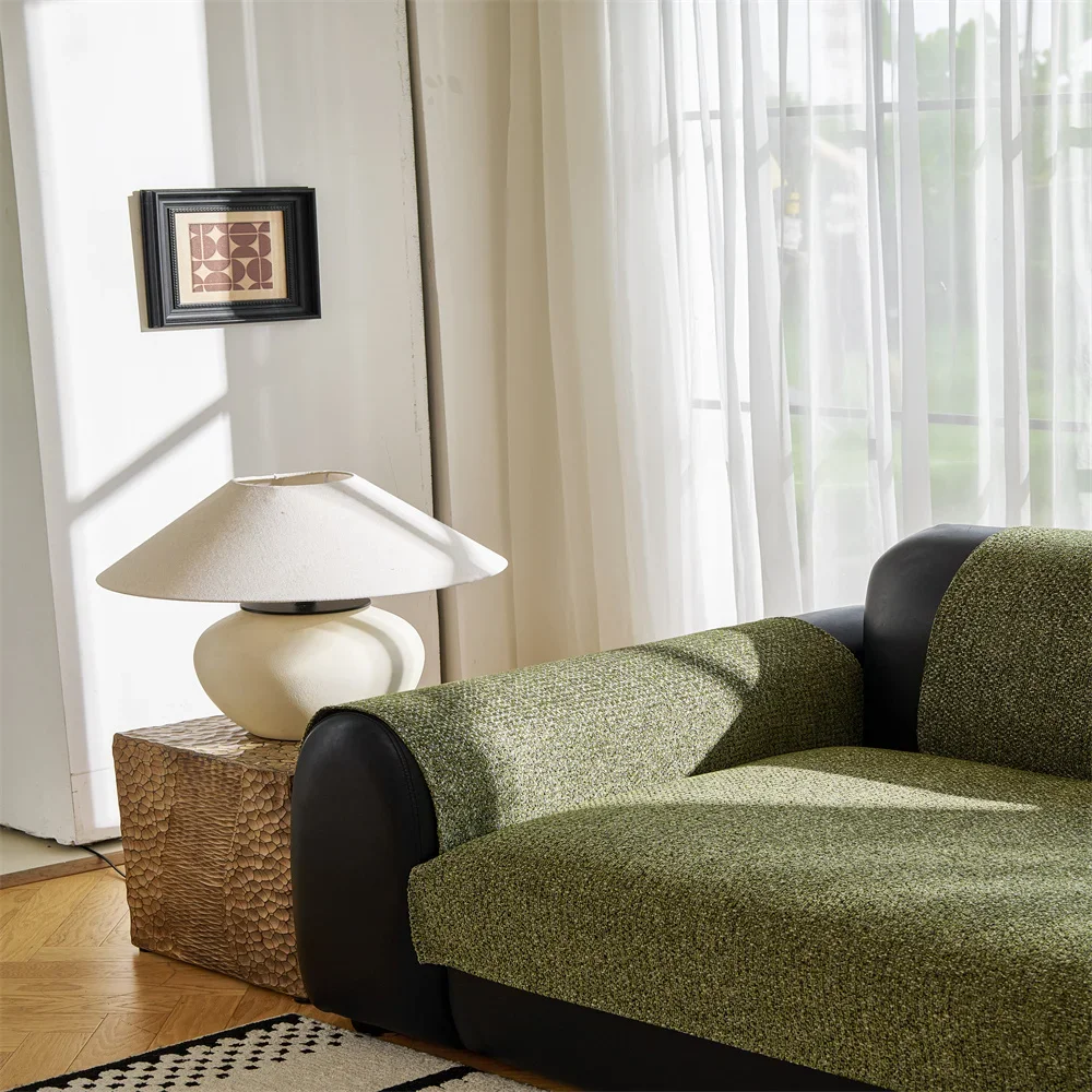 Sofa Cushion New Style Imitation Cotton and Linen All-season Anti-slip Cross-border Sofa Cover Full-cover Sofa Scarf