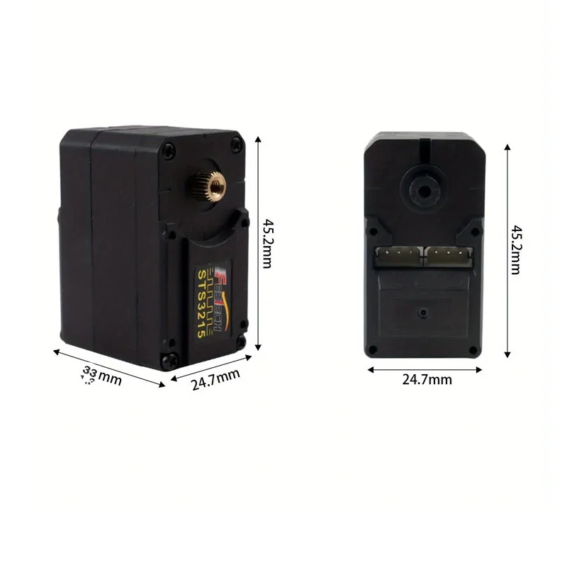 2 個/セット ST3215 シリアル バス デジタル サーボ モーター 30KG 磁気エンコーダー 360 °   RCロボット用連続回転高トルクサーボ