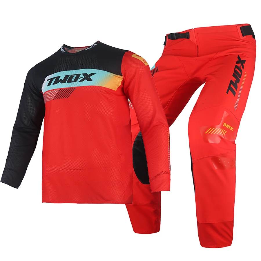 Two-X Motocross Gear Set ATV MX Jersey Pants Set Combo Dirt Bike Clothing Motorcycle Racing Suit