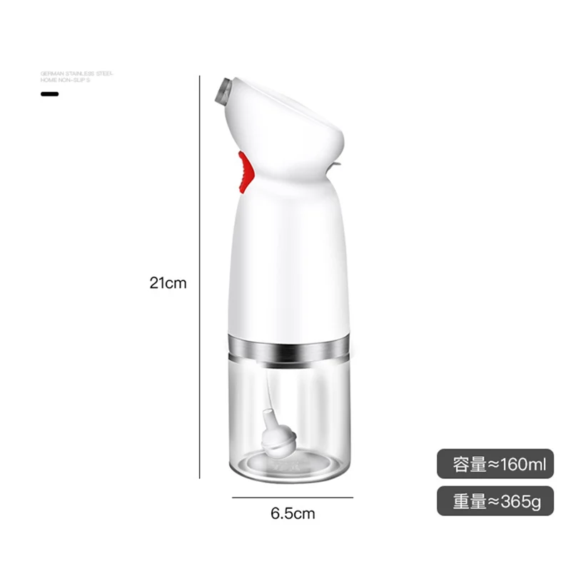 Rechargeable Electric Olive Oil Spray Bottle for Kitchen Oil Sprayer Automatic Handheld Oil Spray Can Detachable