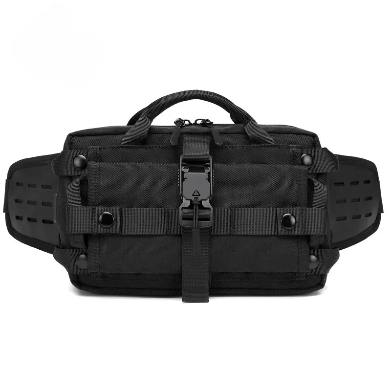 Tactical fanny pack Waist Bag Sports Chest Pack Waterproof Shoulder Belt Bag  Crossbody Bags for Hunting Camping Hiking