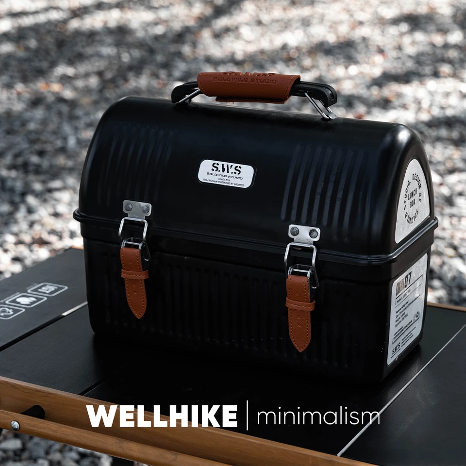 Wellhike-Stanley Outdoor Sws Wild Trace Metal Lunch Box Vintage