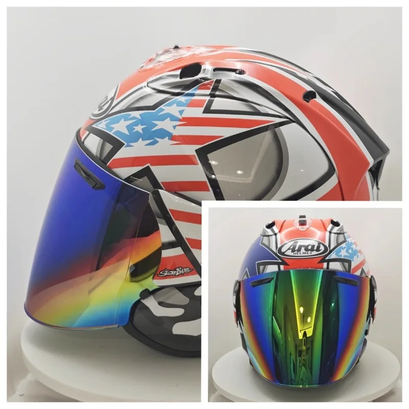 VZ-RAM  ABS Classic 3/4 Open Face Helmet,For Harley Motorcycle And Cruise Motorcycle Protection Helmets,Hayden 2nd Generation