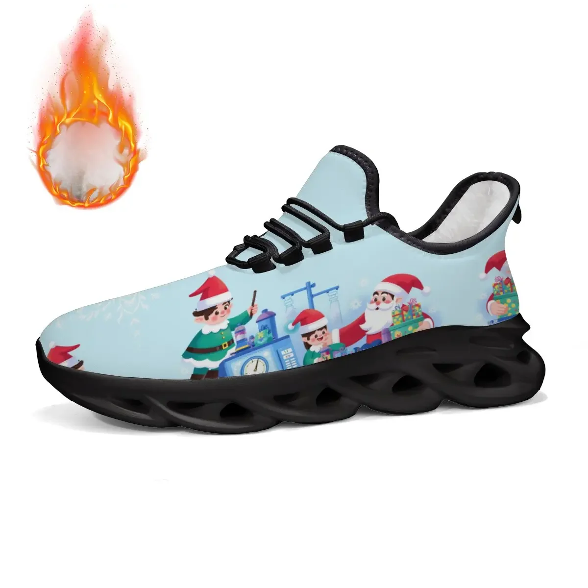 

Рождественская нескользящая прогулочная обувь. Удобная спортивная обувь для мужчин. Мужские спортивные кроссовки. Легкие дышащие кеды.