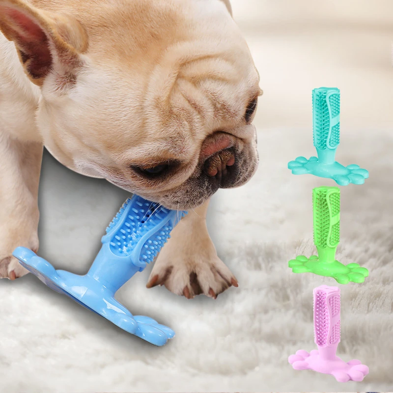 

smvp New Dog Toy Ball Grinding Rod Teeth Cleaning and Soothing Small Dog Puppy Dog Bite Rubber Bone Rod