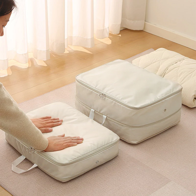 1Pcs Compression Packing Clothes Down Jacket Cotton Quilt Storage Foldable Large Capacity Expansion Organizer Bag