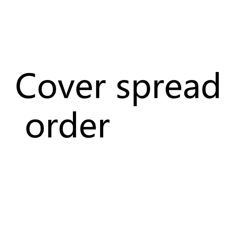 

Cover spread order