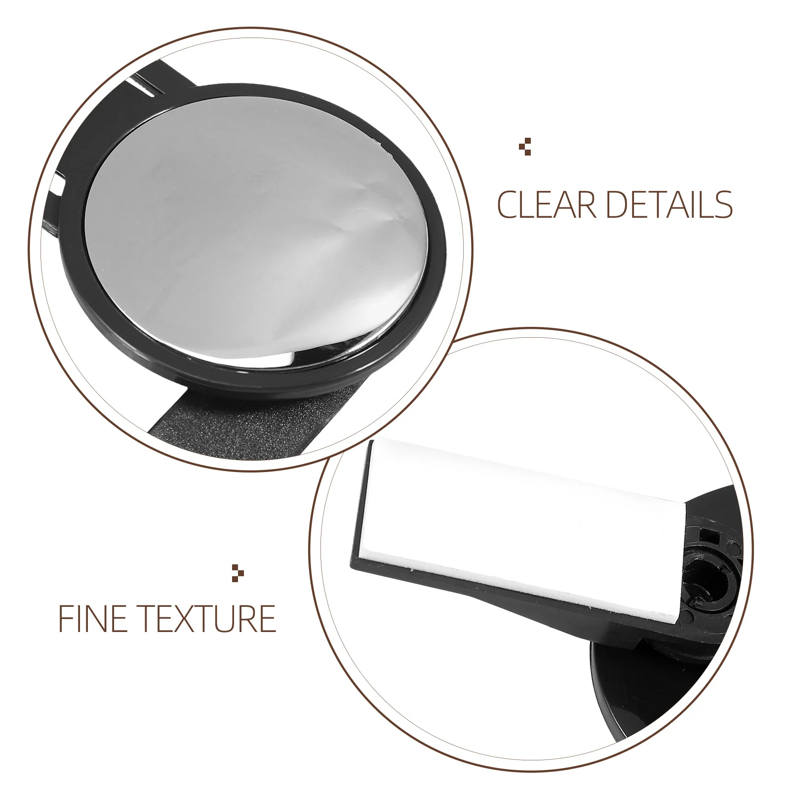 مرآة الرؤية الخلفية للكمبيوتر لخزانة مكتب المكتب، مراقبة النقطة العمياء، شاشة الكمبيوتر المحمول، مرآة أمان مقصورة #2