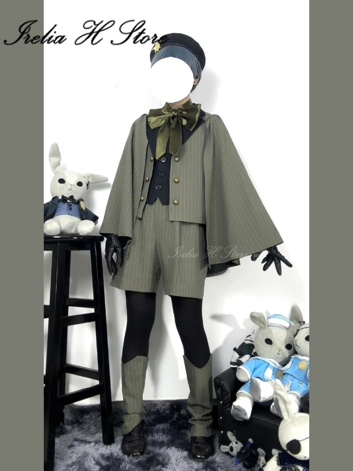 زي تنكري من Irelia H Ciel ، مجموعة السفر التنكري للأسود بتلر Ciel Phantomhive