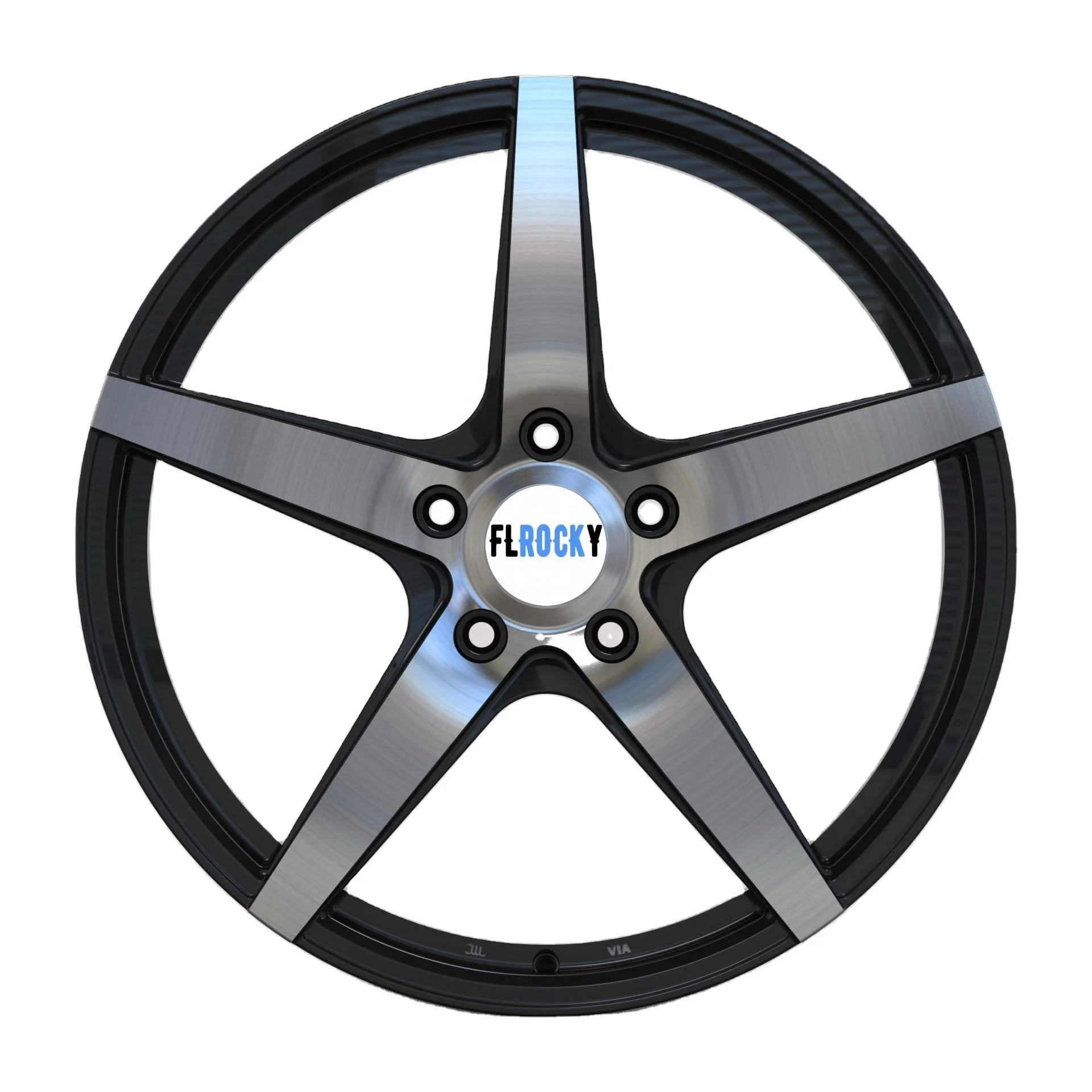 Professional Supplier's Deep Dish Electric Blue Forged Aluminum Magnesium Wheels Rim Sizes 16 17 18 19 20 Inch Luxury