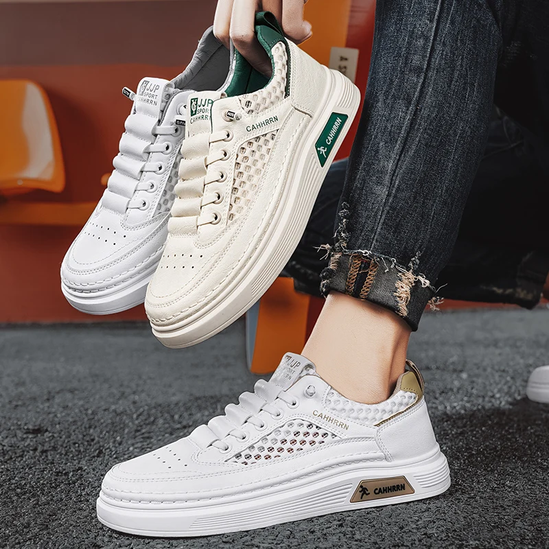 Scarpe da uomo 2024 Fashion Casual Skateboard Sneakers Lace Up Youth Student Flats comode scarpe sportive da passeggio per uomo