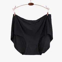 150 Kg Viscose Fiber Underwear Seamless Solid Plus Sized Fat Version Sexy Comfortable Briefs Women Lingrie