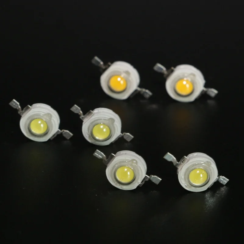 Alta qualidade, alta potência epistar chip 3w/1w lâmpada led diodos grânulos de luz, para 3w 6w 9w 12w conduziu a luz do ponto, atirar a luz