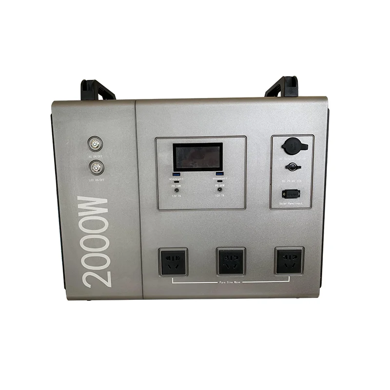 

2000W Home Application LiFePO4 Power Energy System Battery Portable Power Station