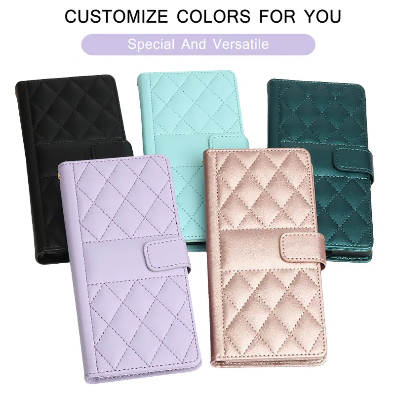 Wallet Magnetic Flip With Card Slot Leather Case For iPhone 16 15 14 Pro Max 13 12 Mini 11 SE 2022 2020 X XS XR 8 7 6 6s Plus